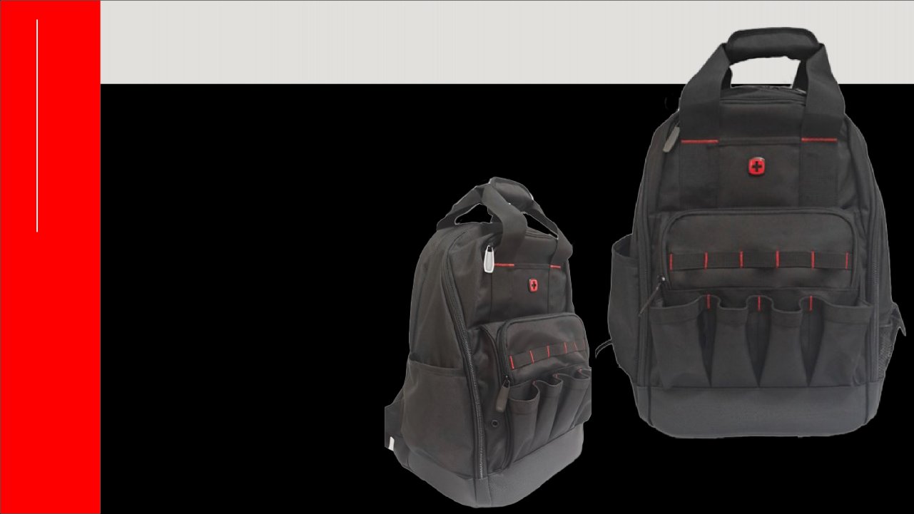 Tool Backpack Advanced – zwei Ansichten