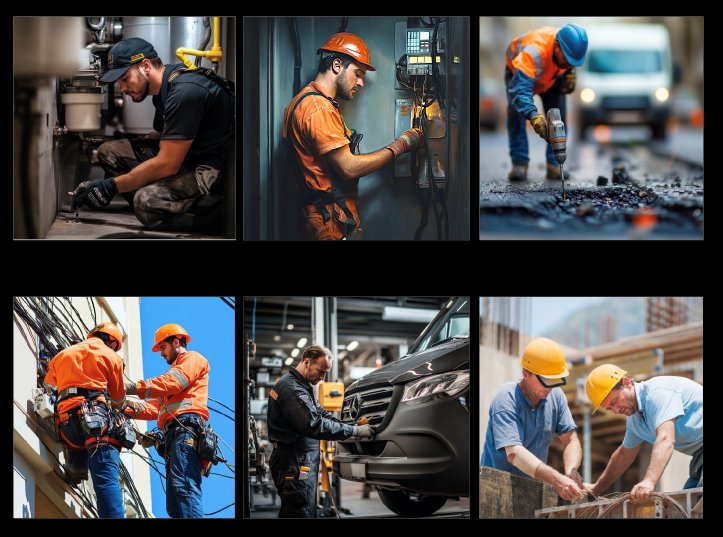 Einsatzgebiete des Wenger Werkzeug-Rucksacks – SHK, Elektro, Bau, IT-Service, Industrieservice, Facility Management