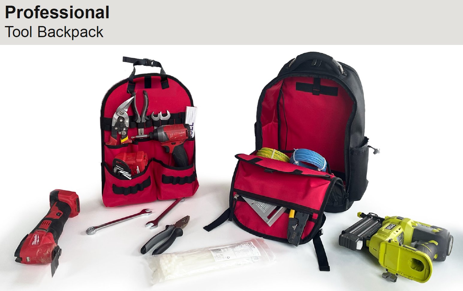 Wenger Tool Backpack Pro 653722 – Werkzeugrucksack 17 Zoll